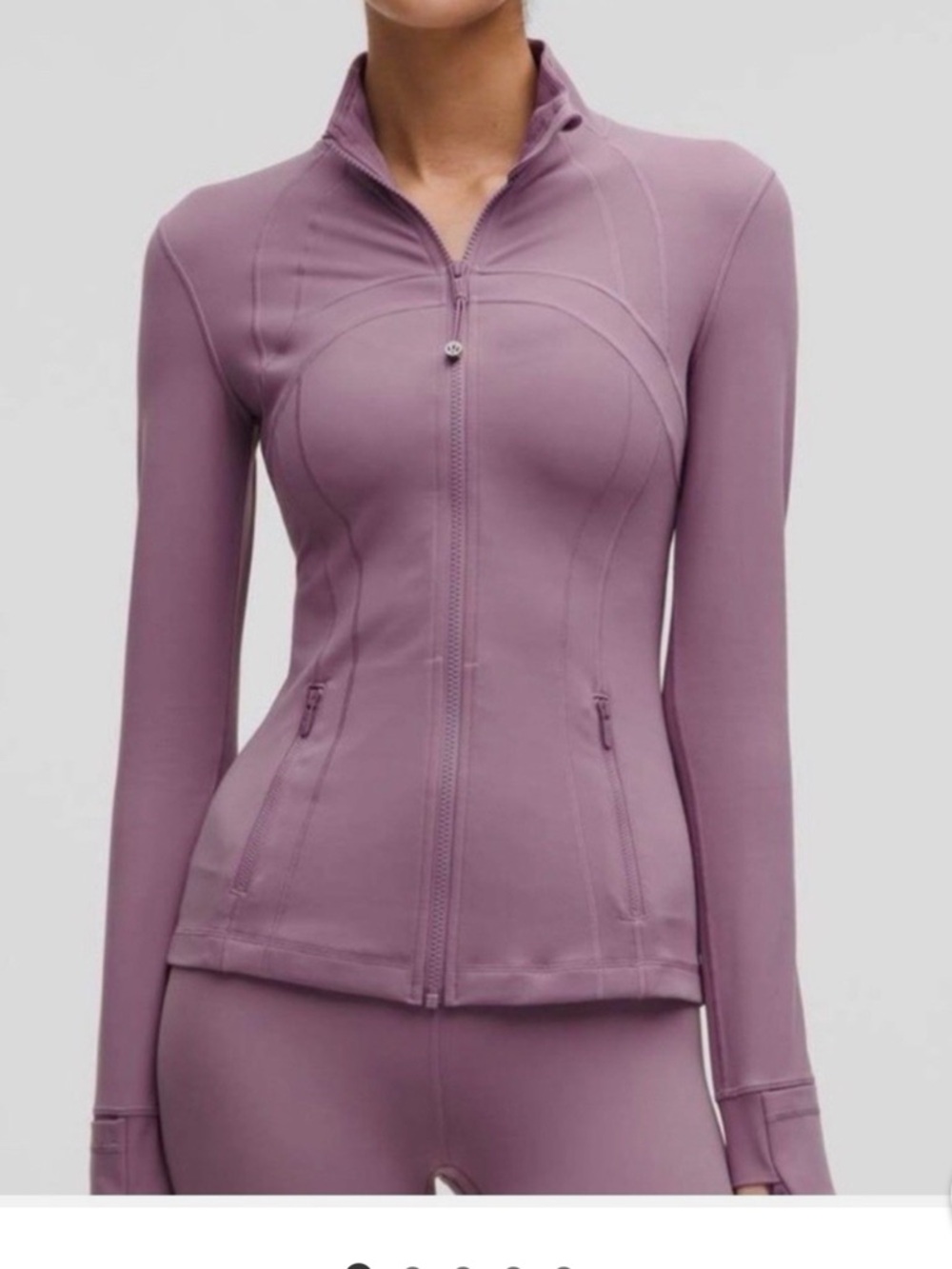 Mauve Zip-Up The Lululemon Define Jacket